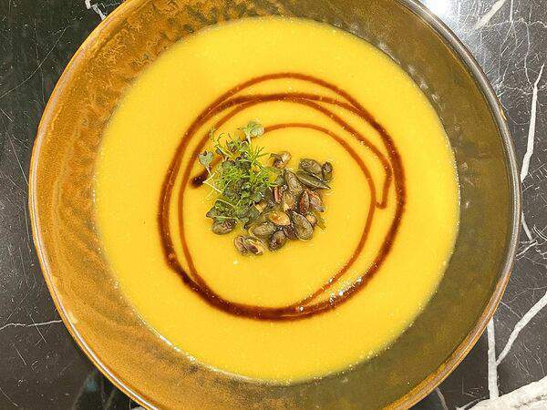 Агата - Суп-крем из печёной тыквы