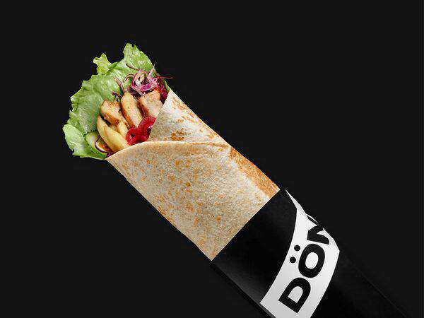 Doner company - Донер с луком каркаде и картофелем большой