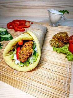 Сувлаки - Сувлаки Вегетарианский с фалафелем