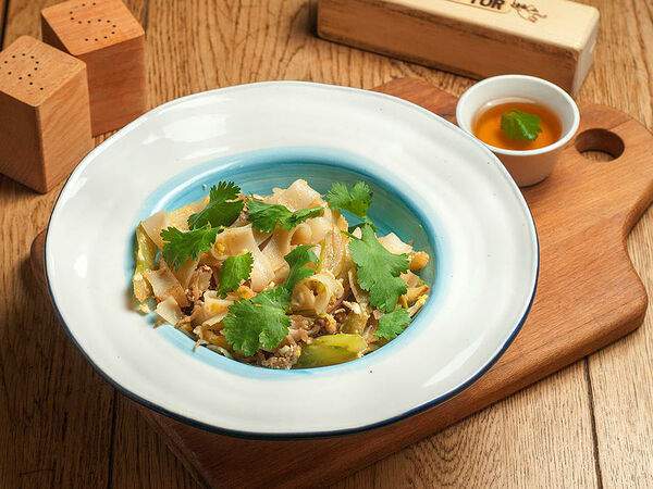 Рецептор - Пад тай с креветками