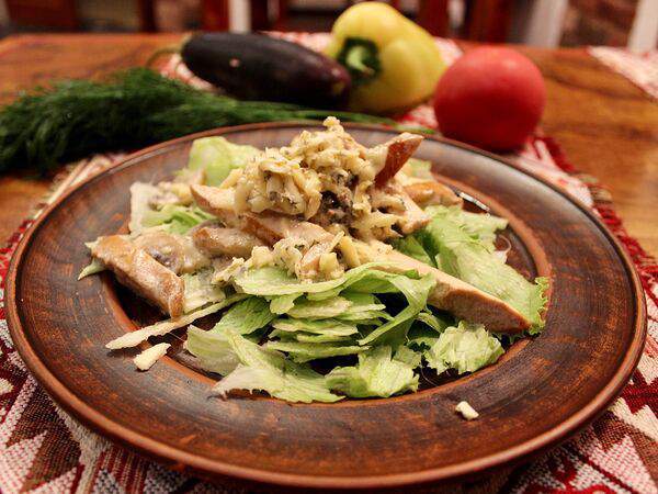 Пандок - Тёплый салат Экзотика