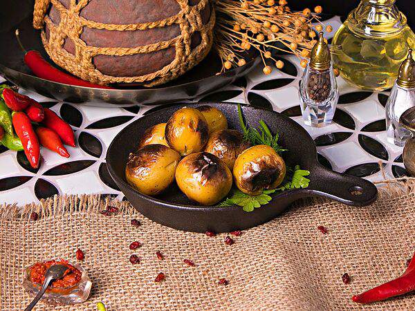 Загляни генацвале - Молодой мини-картофель на углях