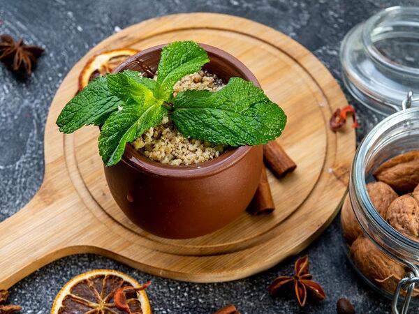 My megobari - Мацони с мёдом и грецким орехом