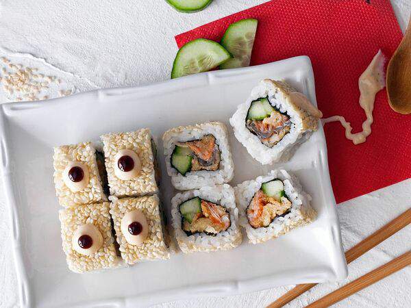 Жемчужина моря - Ролл с доброй рыбкой