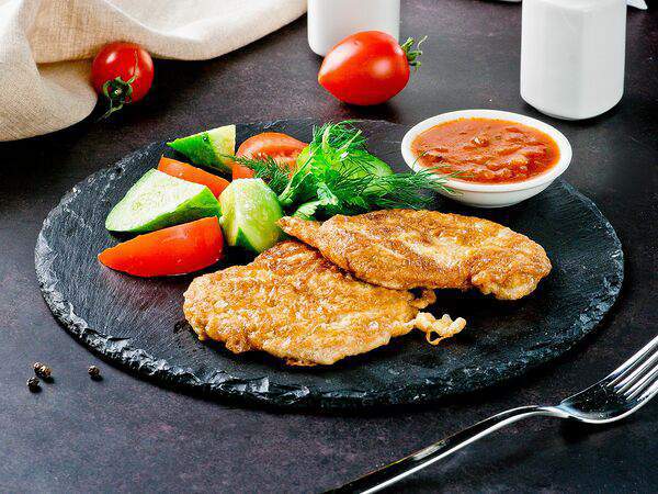 Грильяж - Шницели из cвинoй вырезки