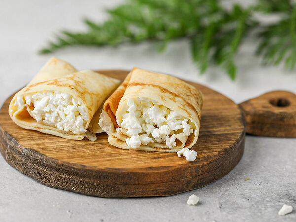 Можно - Блинчики с творожной начинкой