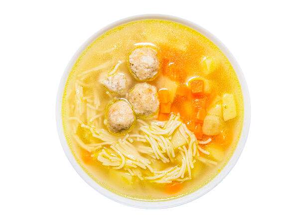 Мандарин - Куриный суп с картофелем и вермишелью