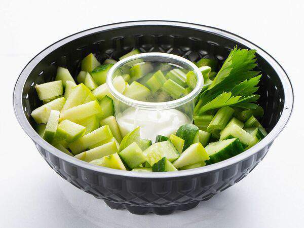 Мастер ланч - Салат с огурцом яблоком и сельдереем