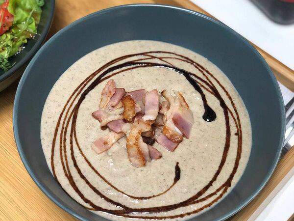 Марли - Грибной крем-суп с курицей