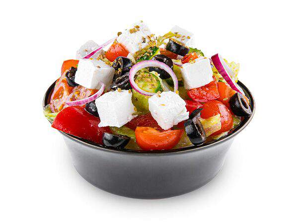 Белый рис - Салат греческий