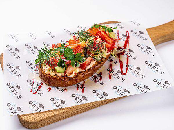 Клево - Брускетта с крабом