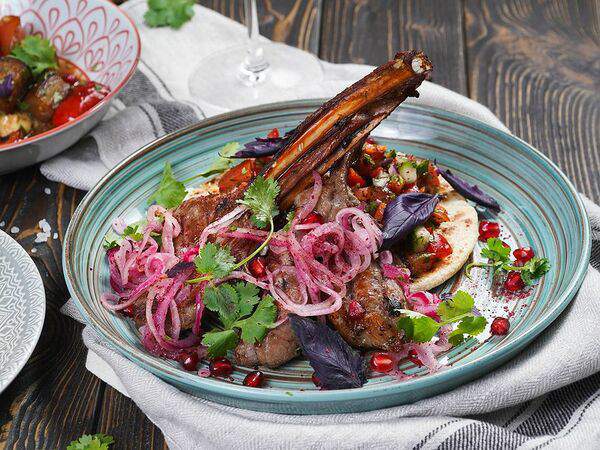 Кинза - Шашлык из cвинoй корейки