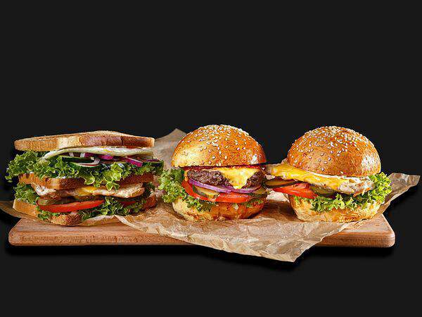 Olster Irish Pub - Бургер Блю Чиз