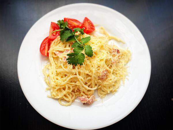 Хачапури и хинкали - Паста Карбонара