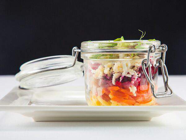 Сова - Обед из 2-х блюд Салат и Горячее