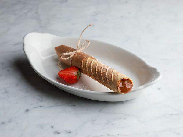 Агонь BBQ Ratskeller - Вафельная трубочка с варёной сгущенкой