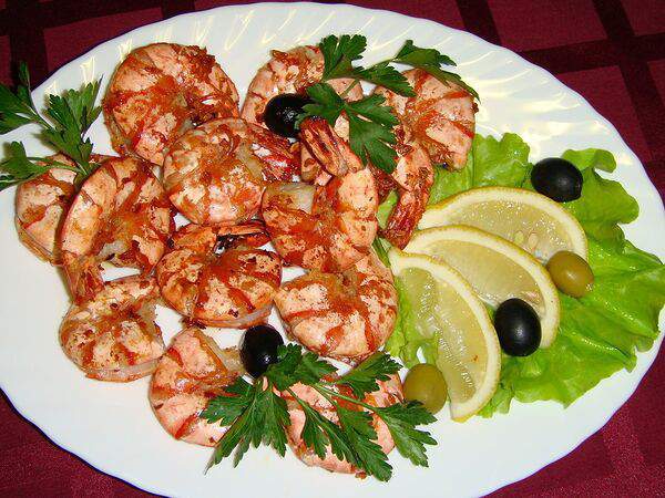 Антракт - Креветки тигровые жареные