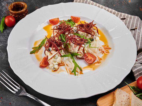 ГрафинЪ - Салат русский Оливье с сыровяленой говядиной