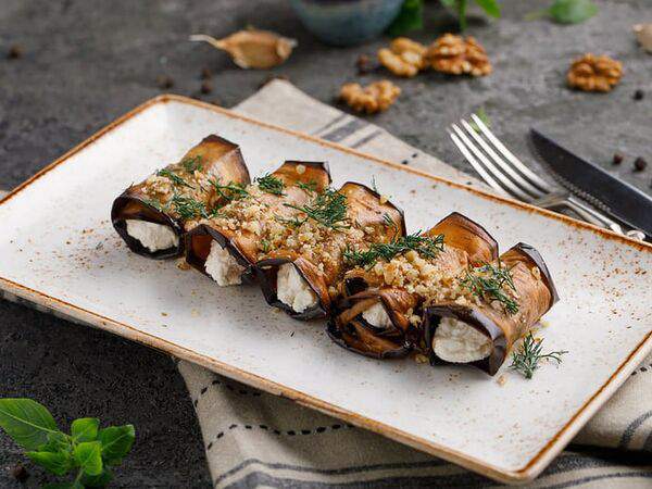 Охота на енота - Рулетики из баклажанов