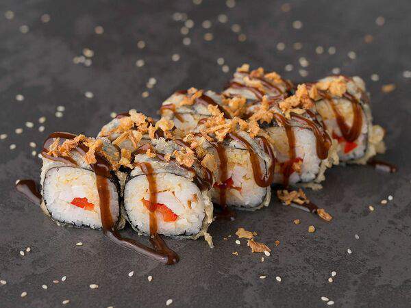 Суширолла - Ролл Курица барбекю темпура