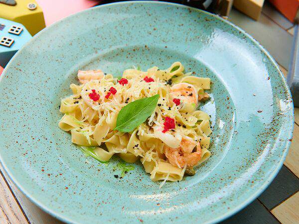 Сахара не надо - Фетучини с морепродуктами