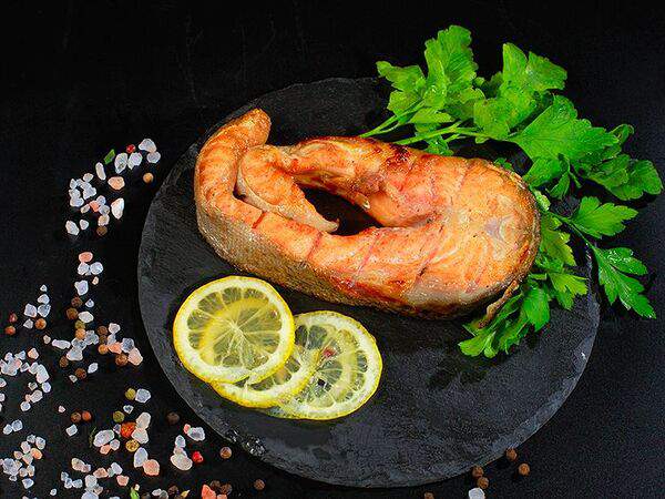 Meat Space - Стейк из форели на углях