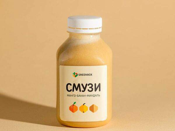 Greenbox - Смузи Банан-Миндаль-Манго