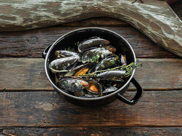 Гастробар Море - Мидии в сливочном соусе