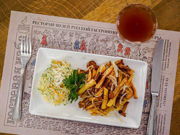 Гостевая изба - Картофель, жаренный с лесными грибами