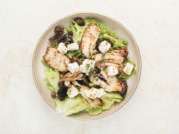 Сгущенка - Салат с курицей в медово-горчичном соусе