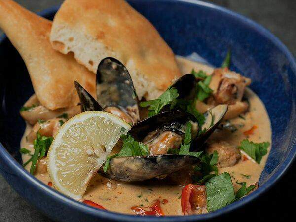 Хачапури для Пушкина - Морепродукты чкмерули