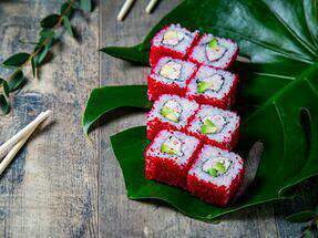 Pomidoroff - Ролл Калифорния со снежным крабом