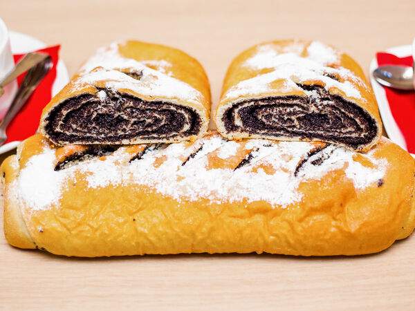 Яблочный пирог - Рулет с маком