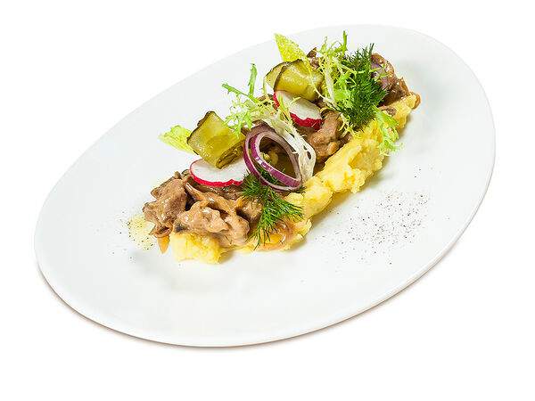 Il Caffe - Строганофф с пюре