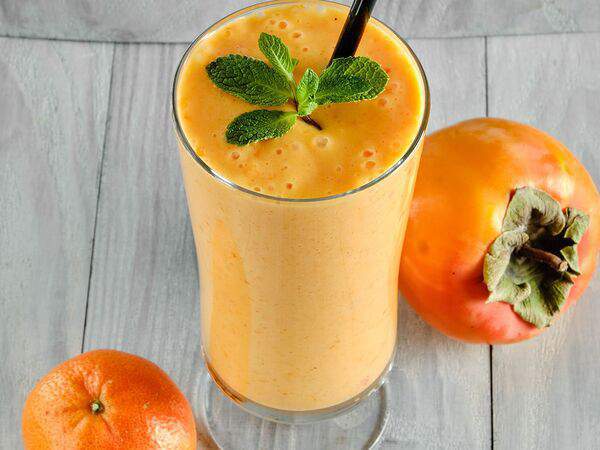 Мархаба - Молочный смузи из мандарина и хурмы