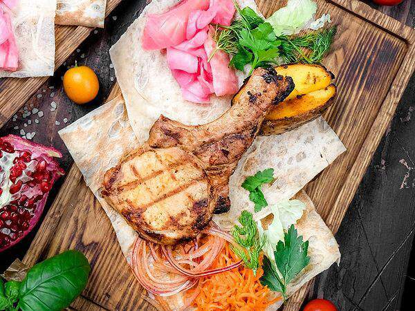 Бакладжан - Шашлык из cвинoй корейки