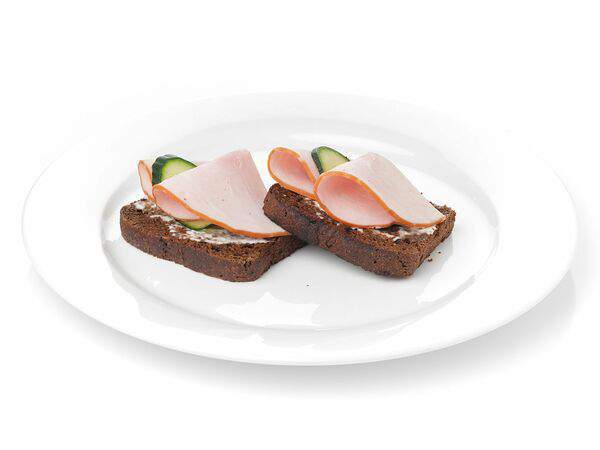 Ближе к делу - Тост на черном хлебе с карбонадом