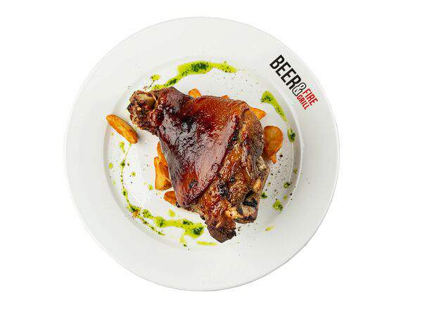 Beer & Fire Grill - Запеченная свиная рулька