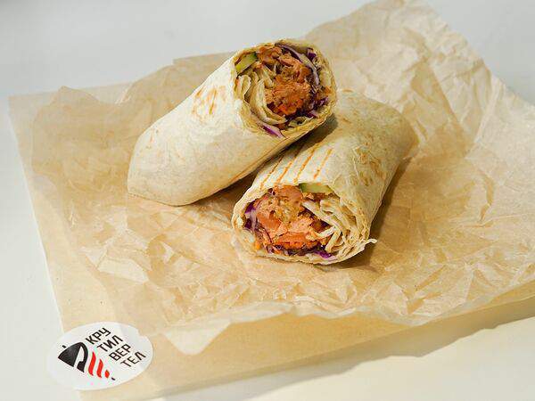 Крутил Вертел - Шаурма с лососем