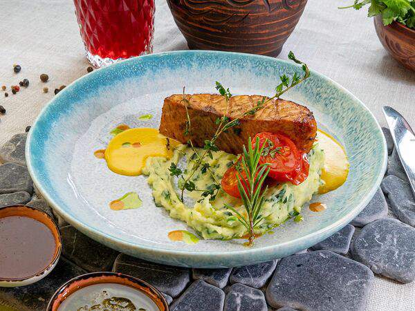 Грузина Мама - Стейк из лосося