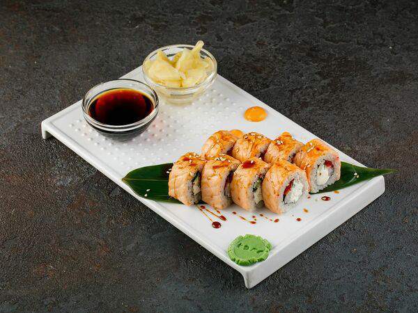 Ресторан Каре - Горячий ролл Запеченная Филадельфия