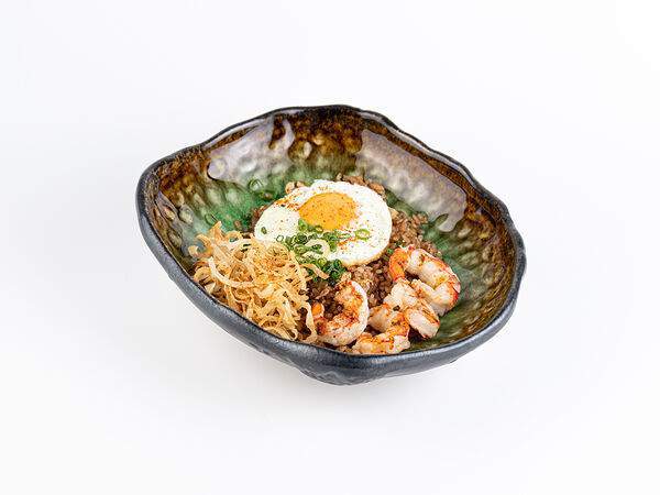 Avocado queen - Жареный рис с креветкой