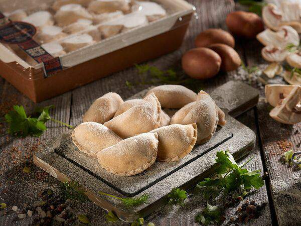 Патисари - Вареники с картофелем и грибами
