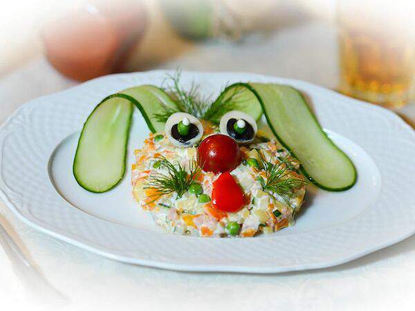 Васнецовъ - Салат Заяц лесной