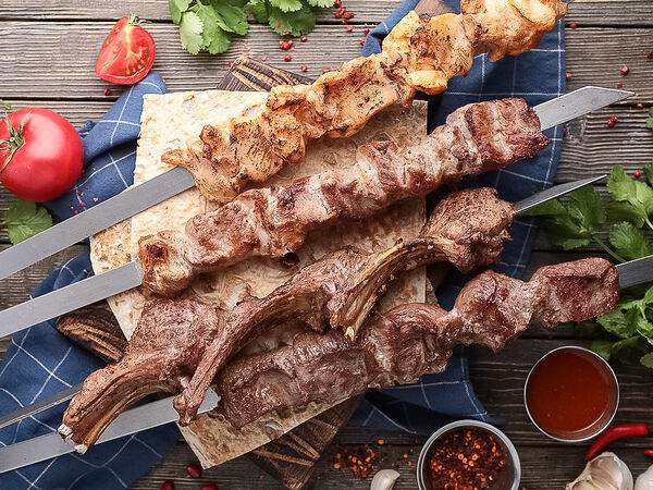 Мамалыга Бар - Шашлык из куриного бедра