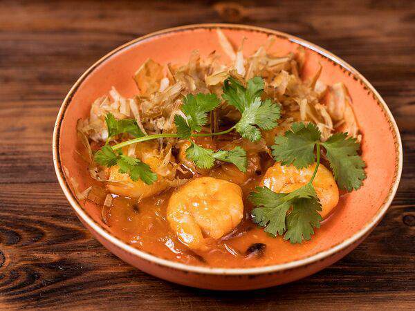 Трактир Колесо на Спасской - Креветки в соусе