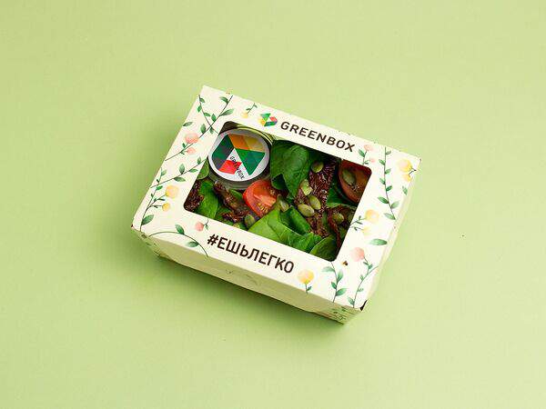 Greenbox - Лёгкий салат с вялеными томатами