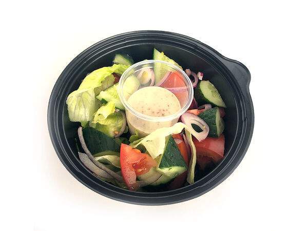 Библиотека №1 - Салат из свежих овощей с кунжутно - ореховой заправкой