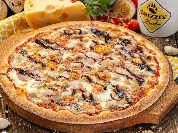 Grizzly Bar - Пицца Цыпленок BBQ