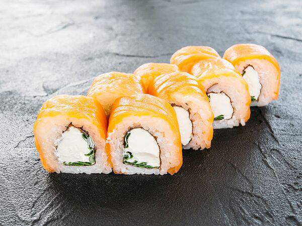 Быстрый лось - Ролл Филадельфия с зеленым луком